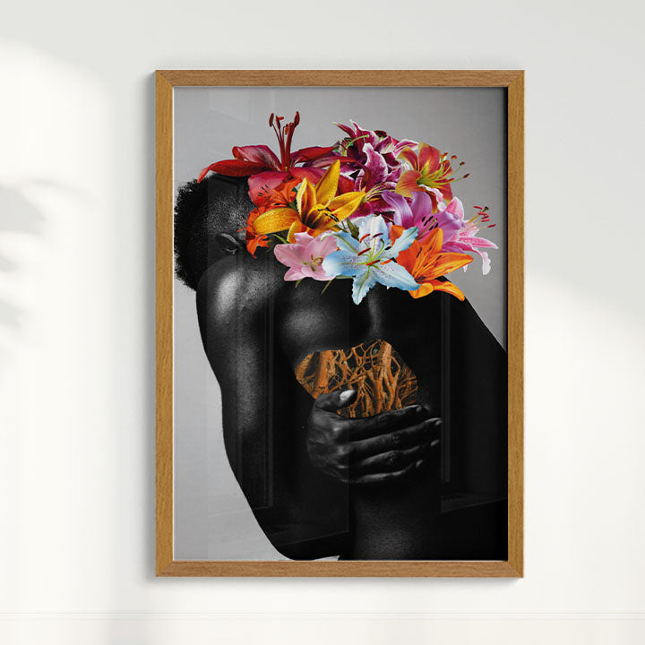 Quadro A dor de florescer por Bruna Carolina