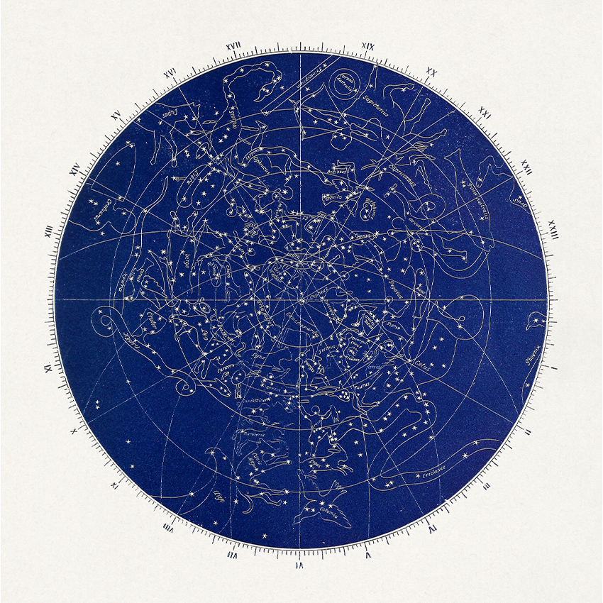 Quadro Constelações e signos