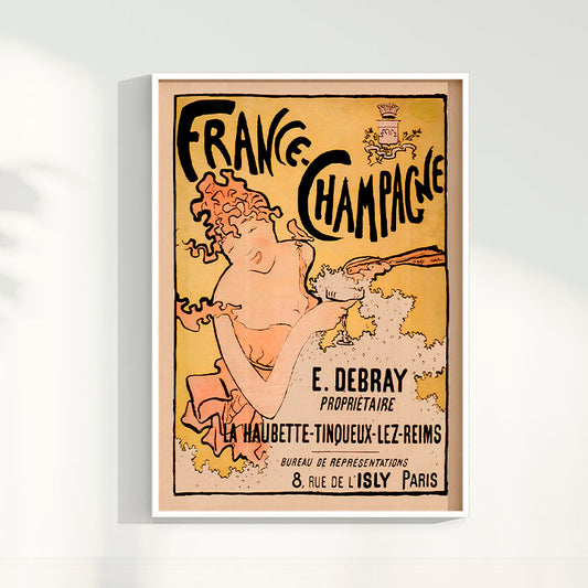 Quadro Vintage Poster France-Champagne Pierre Bonnard