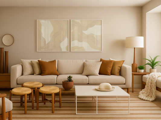 Composição Quadros Areia