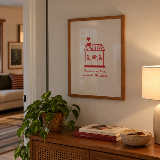 Quadro Our Place por Larissa Lira