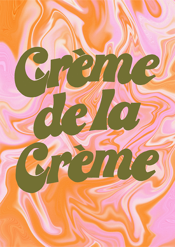 Quadro Crème de la Crème por Heloisa Camargo