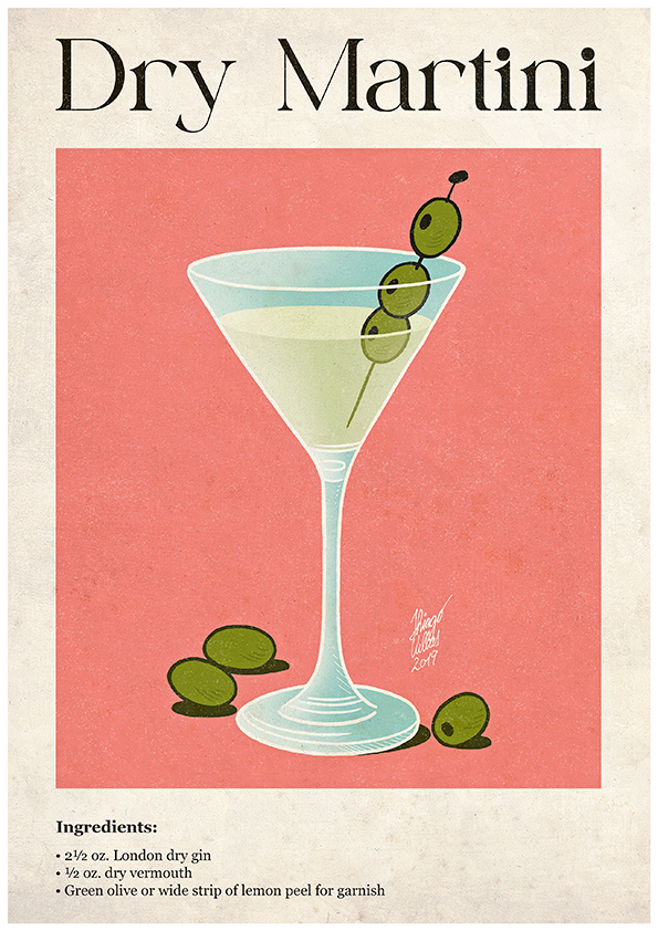 Quadro Dry Martini por Thiago Villas Boas