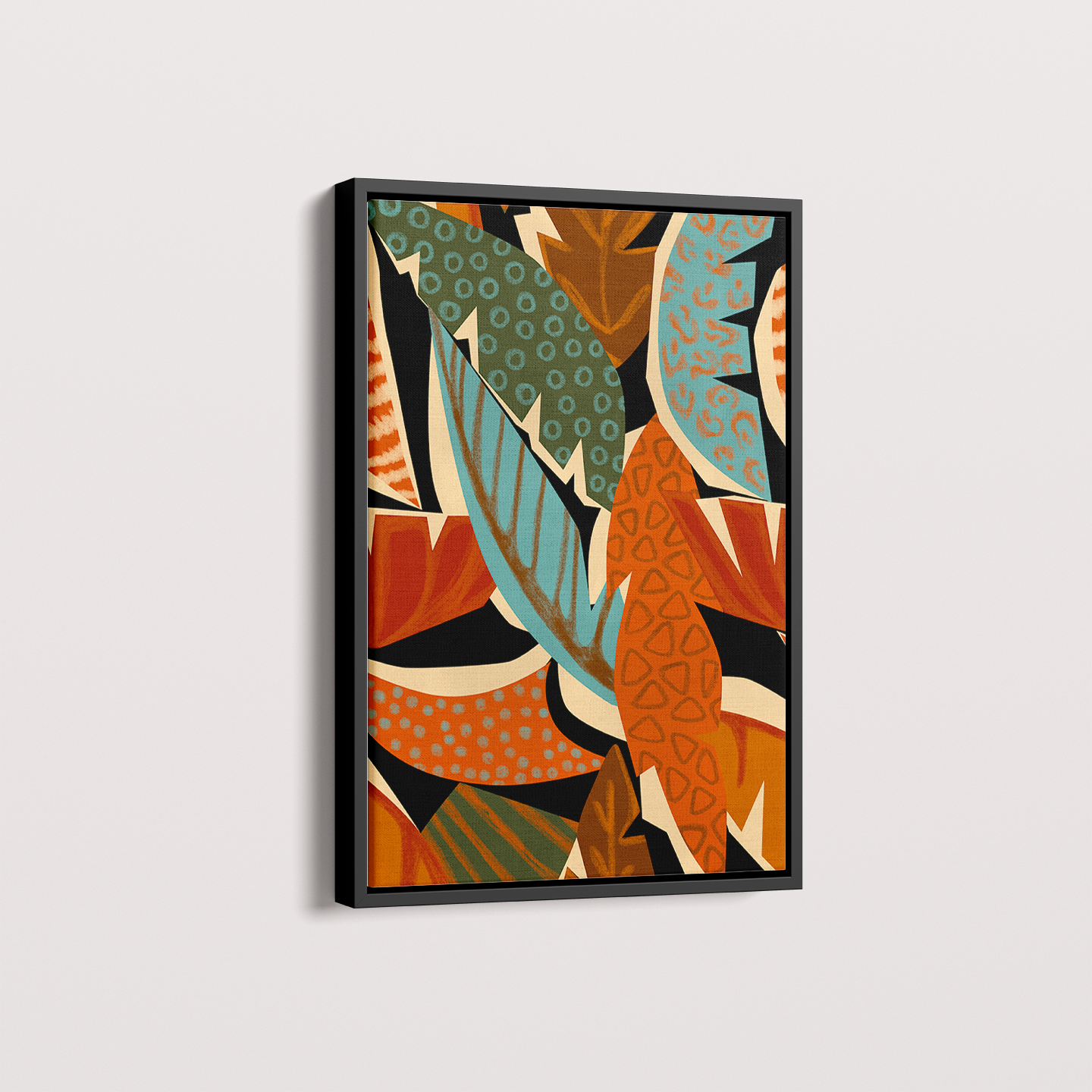 Quadro Folhas Abstratas por Mário Soares