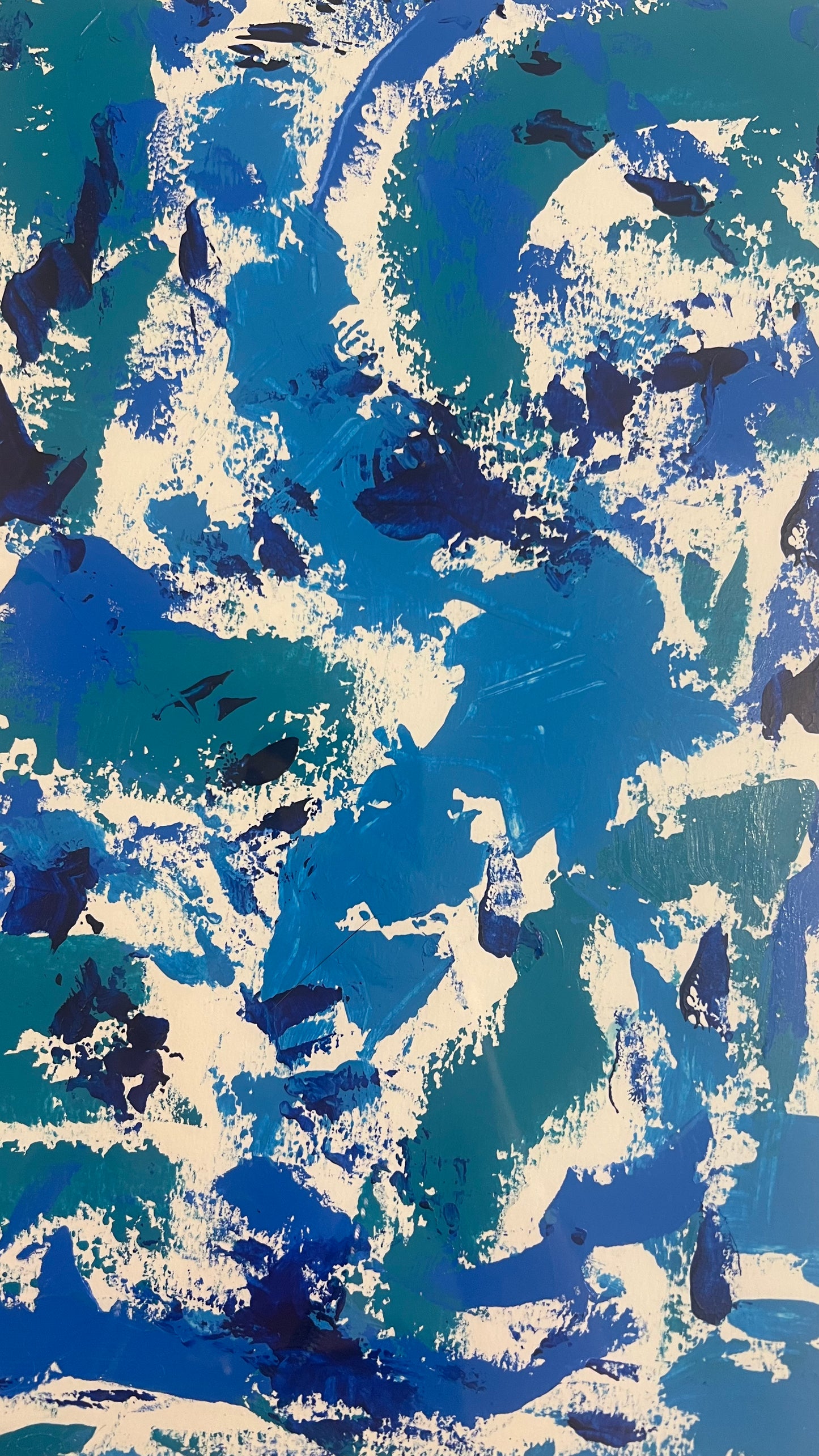 Quadro D.H.G Serie Azul I - Peça única