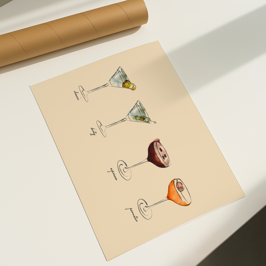 Print Martini - A3 Pronta Entrega