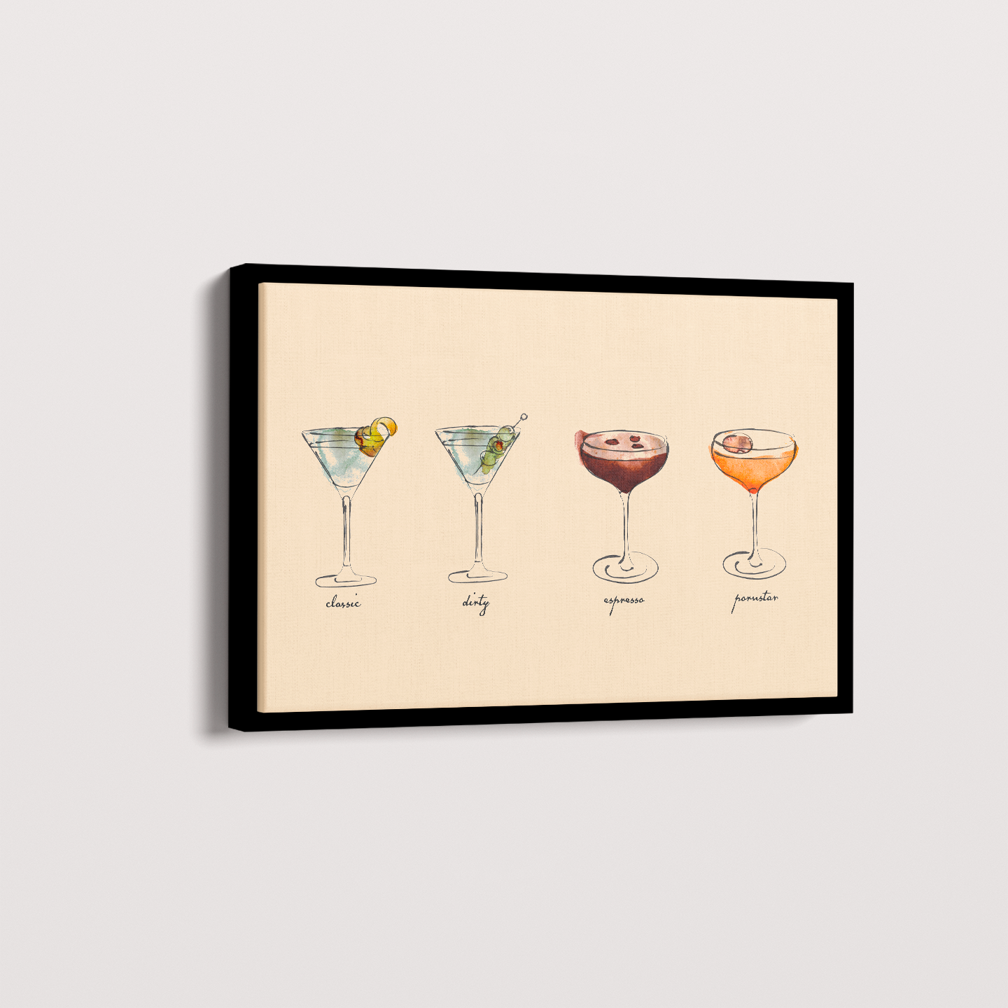 Quadro tipos de Martini