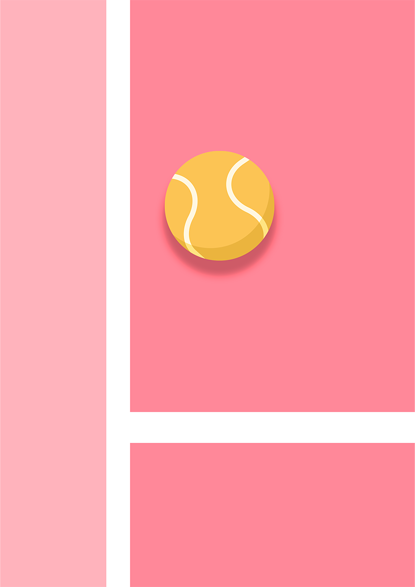 Quadro Pink Tennis