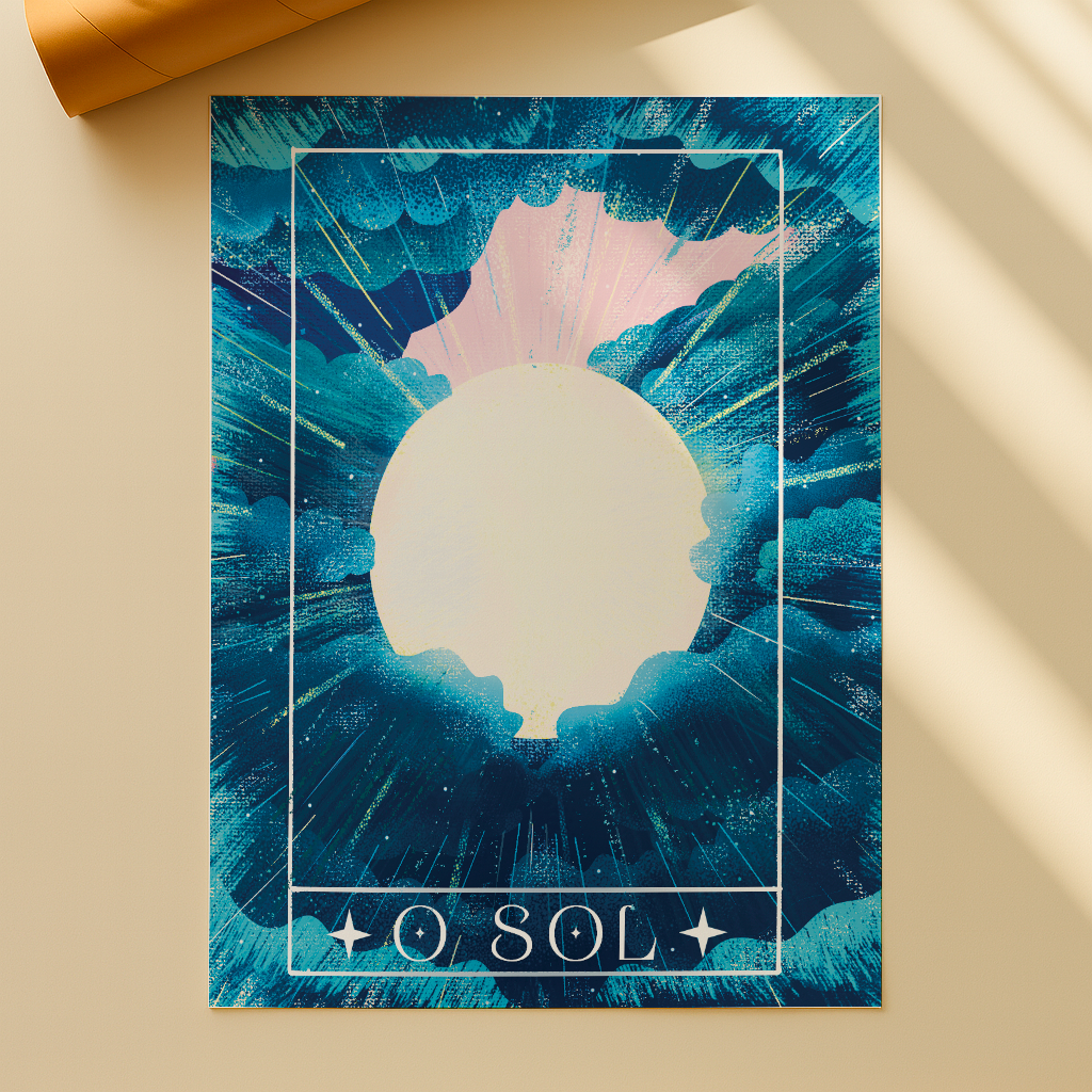 Poster Tarot por Carol Traldi pronta entrega Tamanho A3