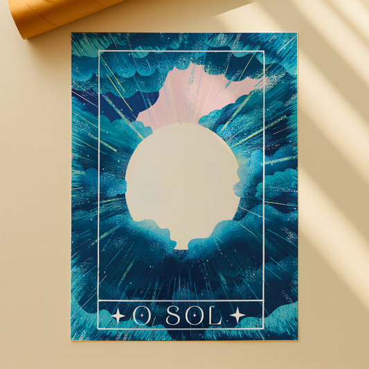 Poster Tarot por Carol Traldi pronta entrega Tamanho A3