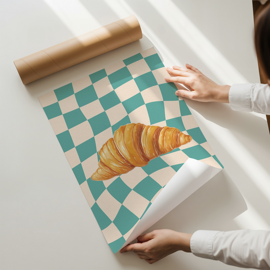 Print Croissant A3 pronta entrega
