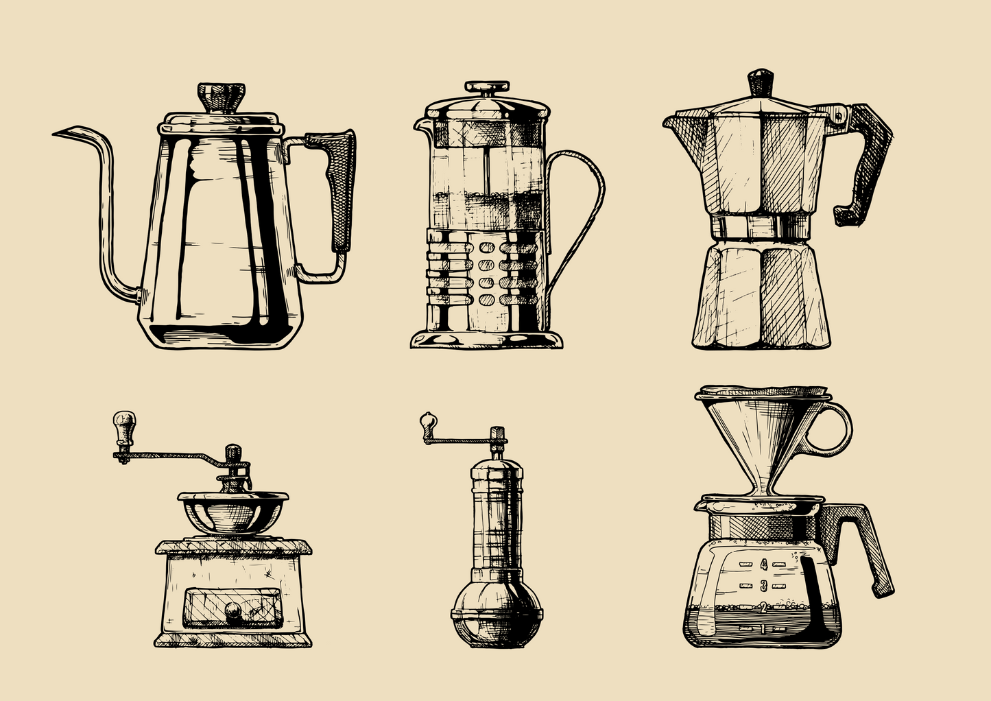 Quadro Preparação do Café