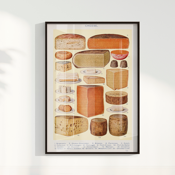 Quadro Cheese vintage poster
