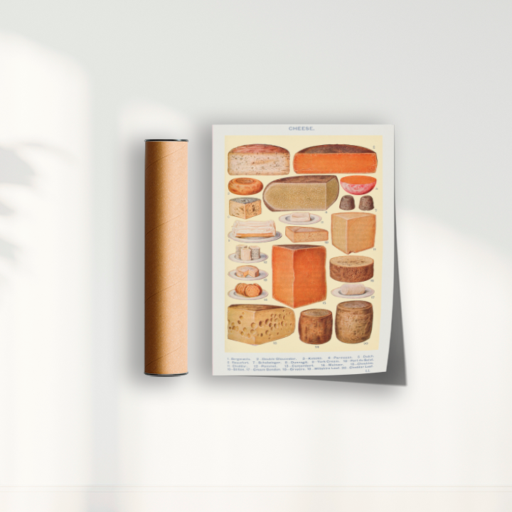Cheese vintage poster
