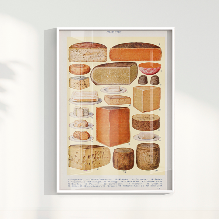Quadro Cheese vintage poster