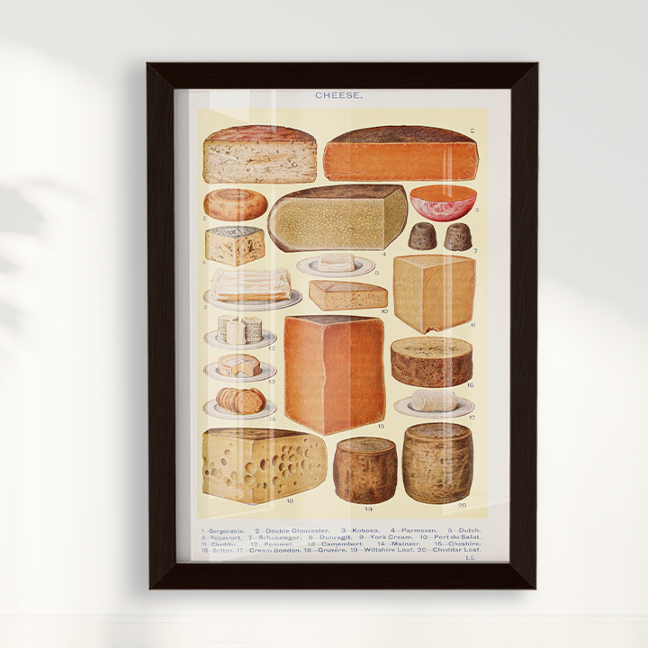 Cheese vintage poster
