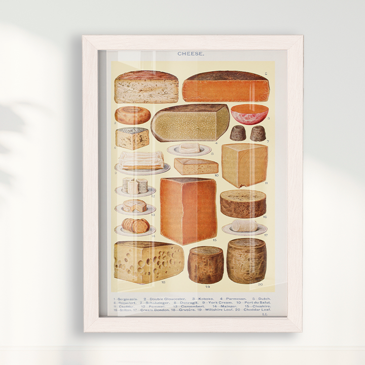 Cheese vintage poster