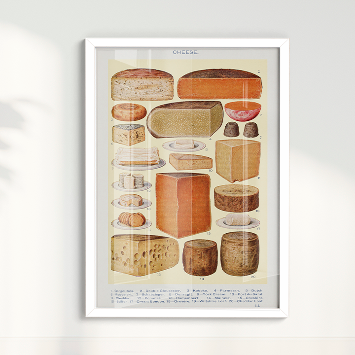 Cheese vintage poster