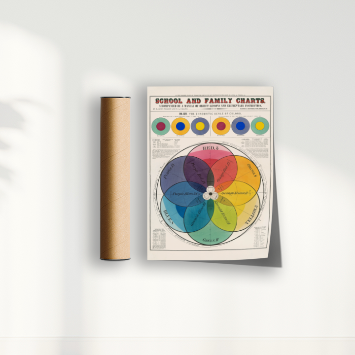Esquema de cores Poster vintage