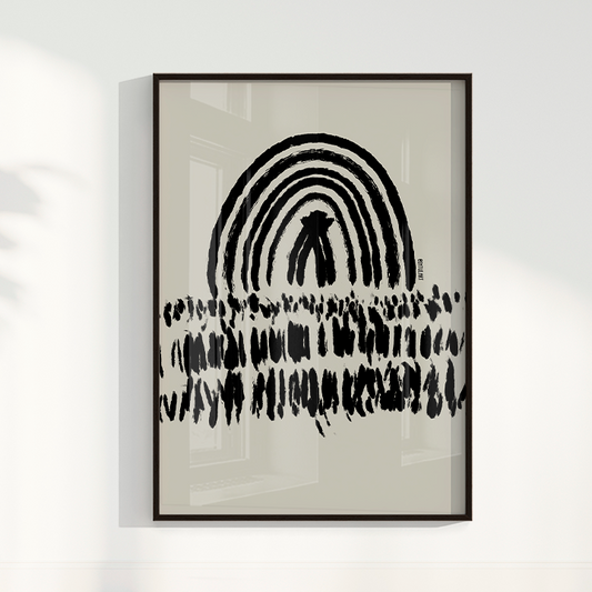 Quadro Curva Horizonte por Intui.Art