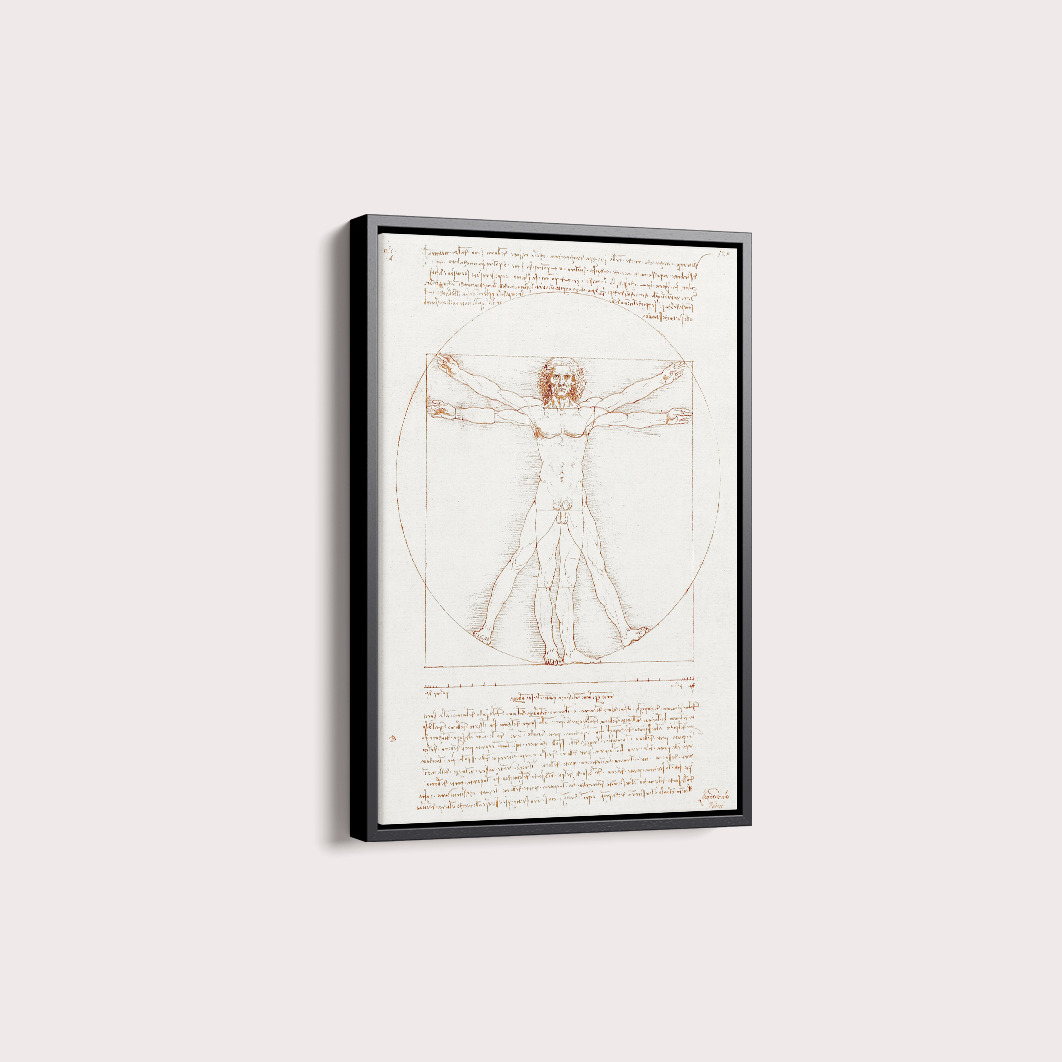 Quadro Leonardo da Vinci's Vitruvian Man