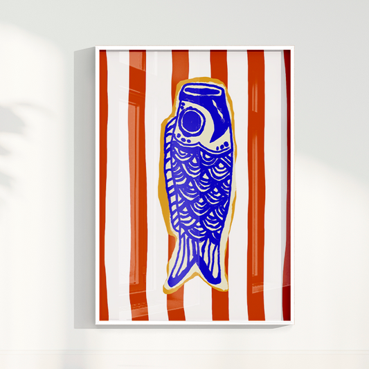 Quadro Peixe II por Heloisa Camargo
