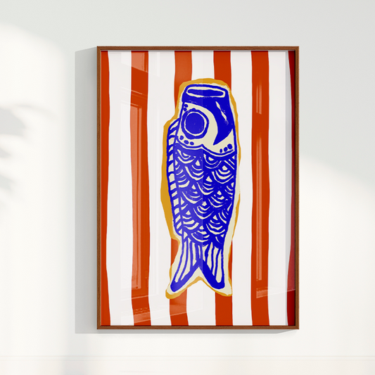 Quadro Peixe II por Heloisa Camargo