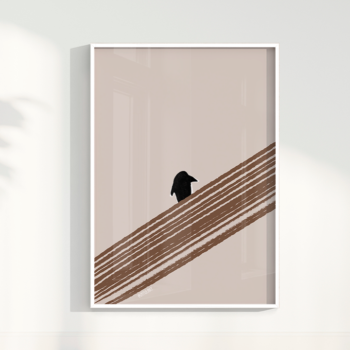 Quadro Penguin on the horizon por Intui.Art