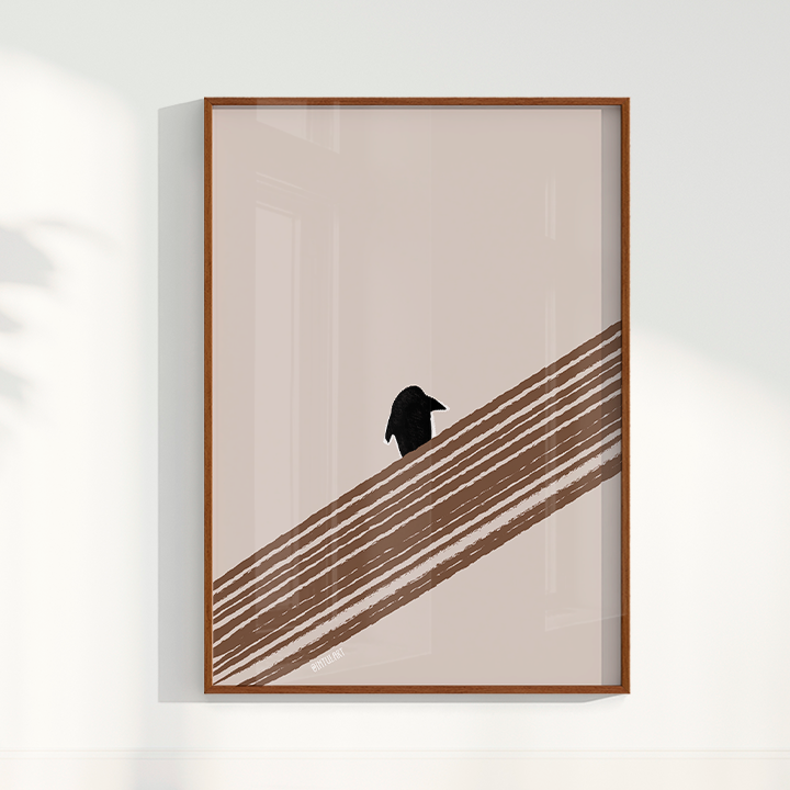 Quadro Penguin on the horizon por Intui.Art