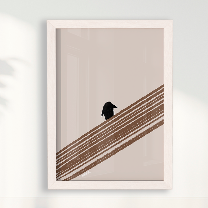 Quadro Penguin on the horizon por Intui.Art