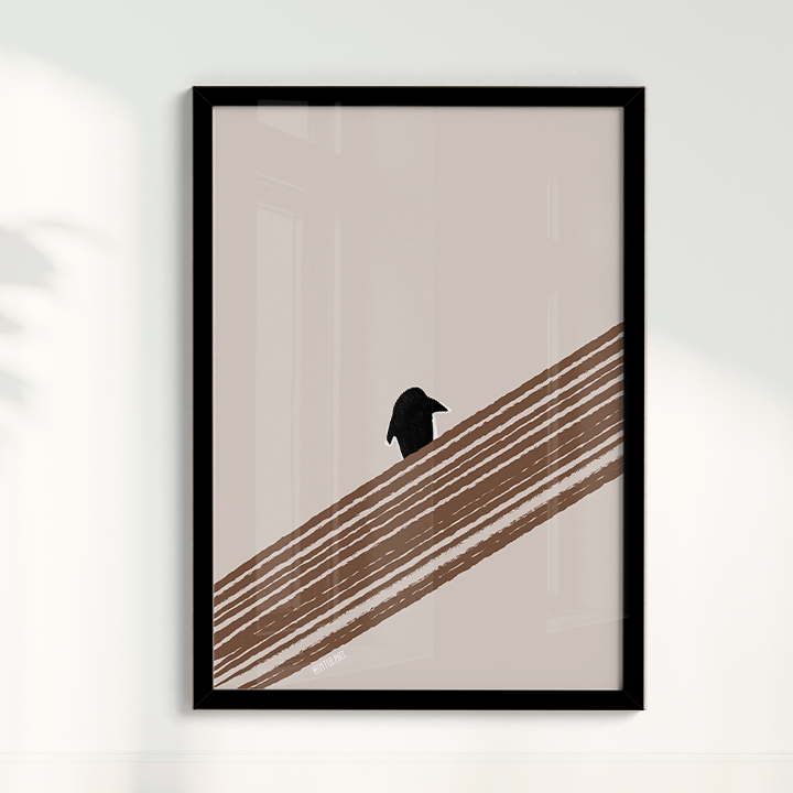 Quadro Penguin on the horizon por Intui.Art