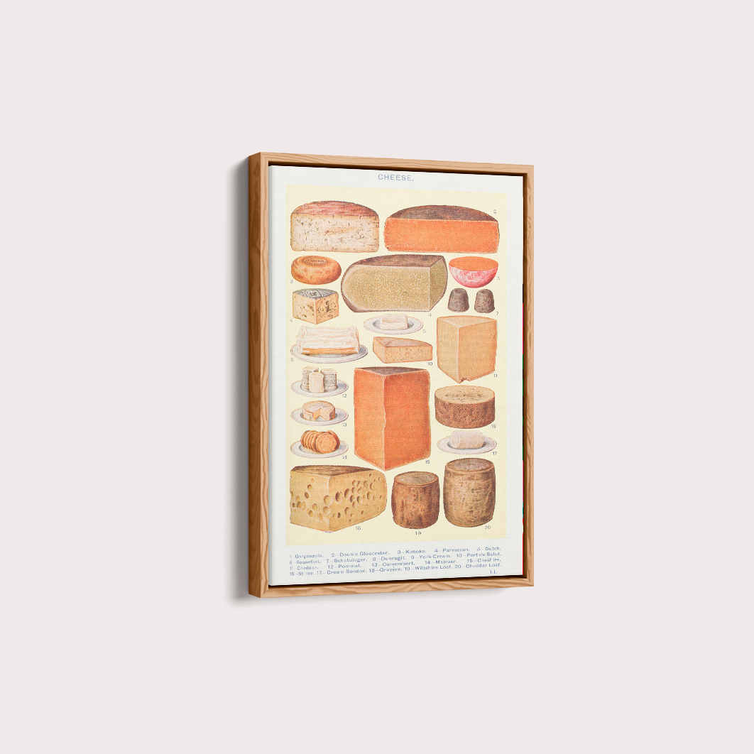 Cheese vintage poster