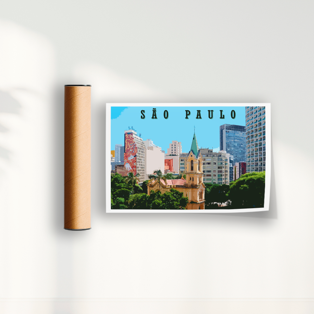 Quadro São Paulo por Angus Waddacor-McConill