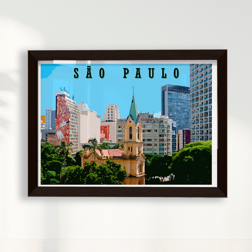 Quadro São Paulo por Angus Waddacor-McConill