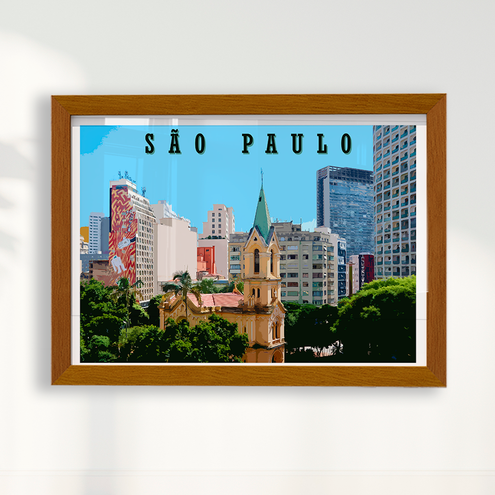 Quadro São Paulo por Angus Waddacor-McConill