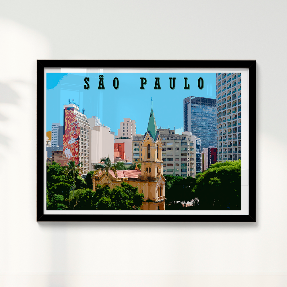 Quadro São Paulo por Angus Waddacor-McConill