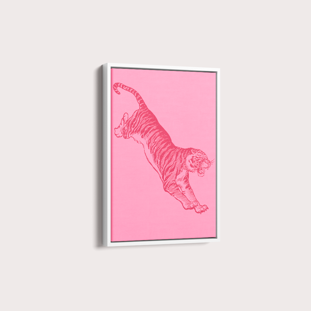 Quadro Tiger - Pink