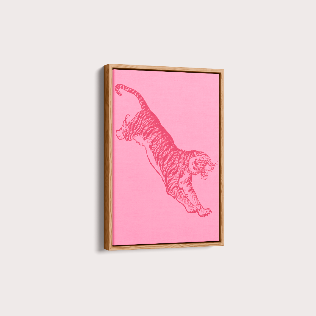 Quadro Tiger - Pink
