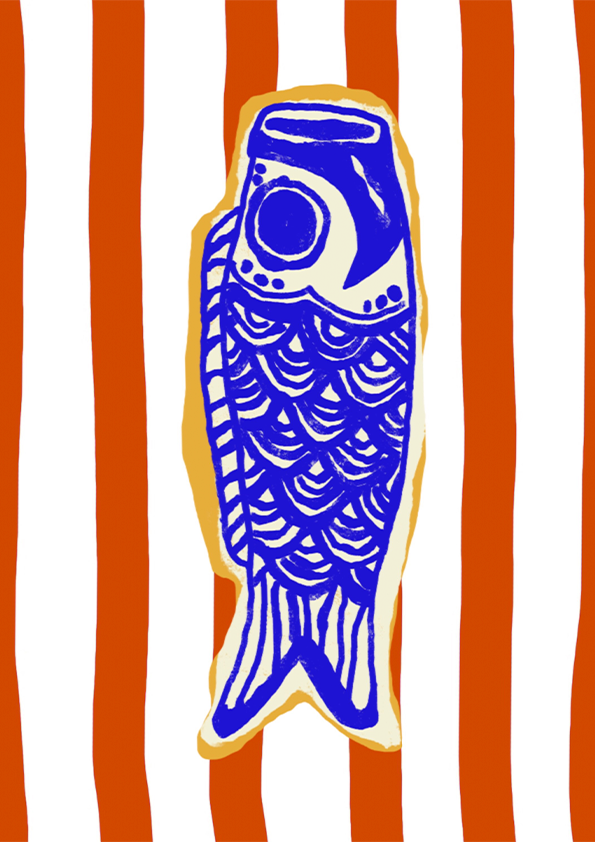 Quadro Peixe II por Heloisa Camargo