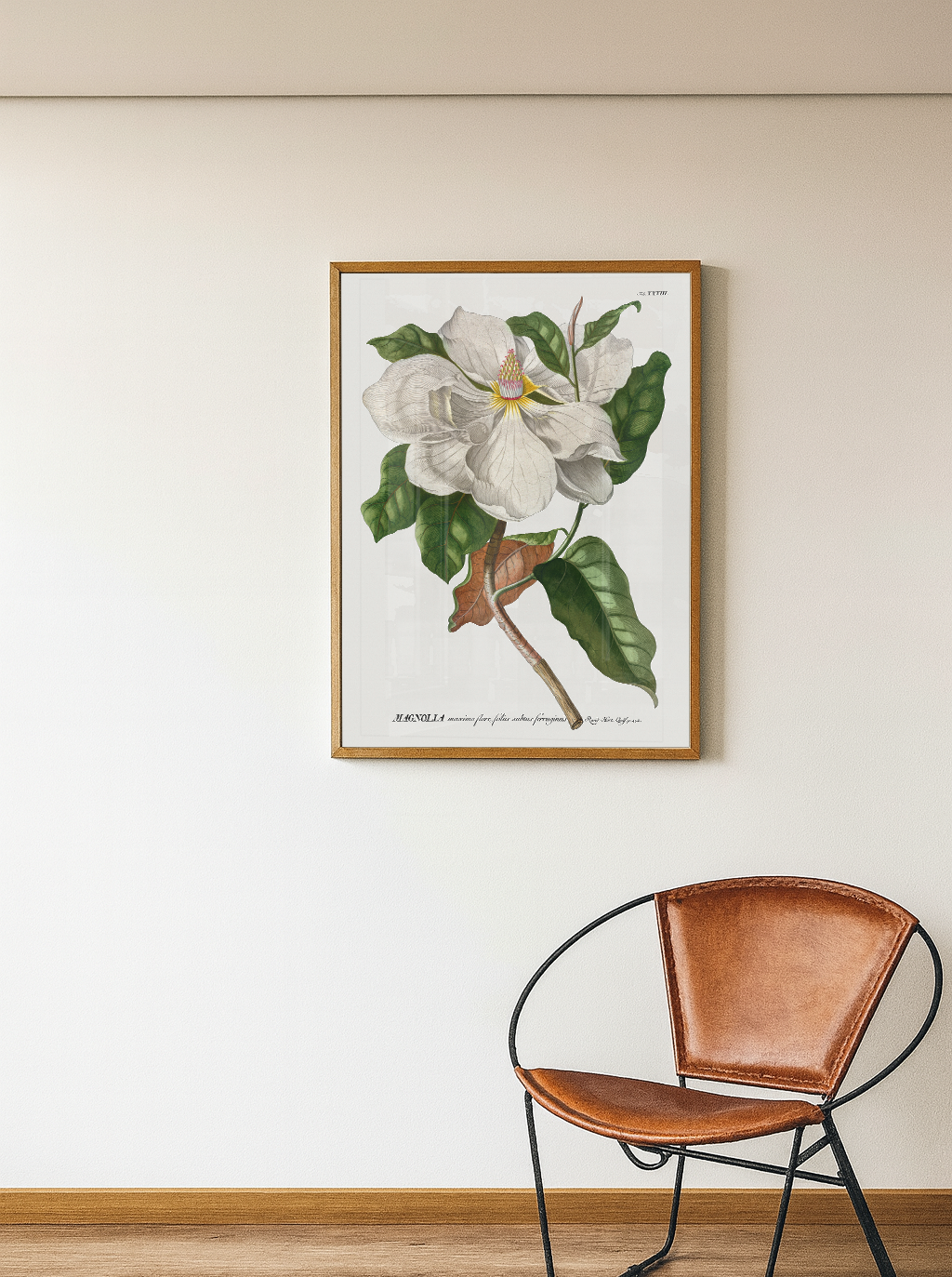 Quadro Magnolia  tamanho A1 pronta Entrega