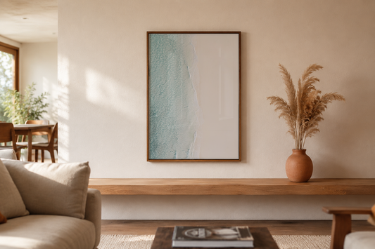 Quadro Maré Azul por Thaís Botezeli Foletto