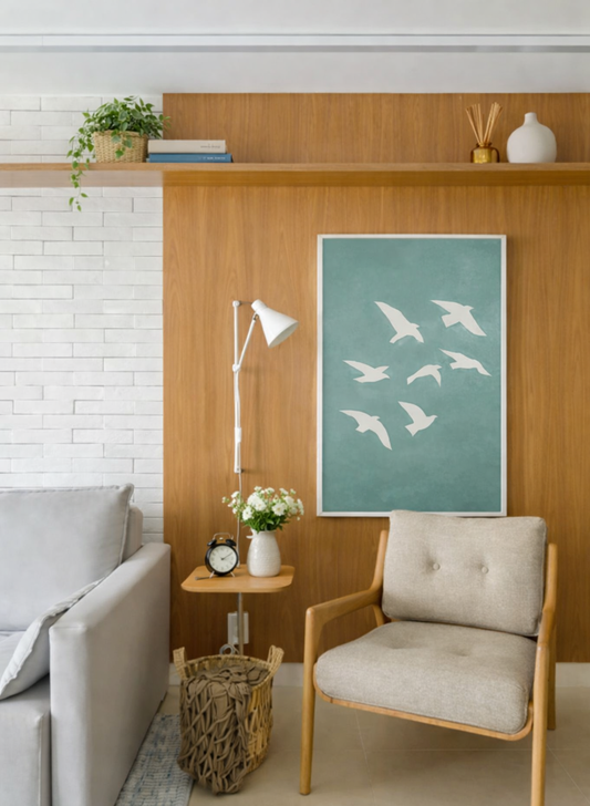 Quadro Voo Sereno por Bruna Miyuki