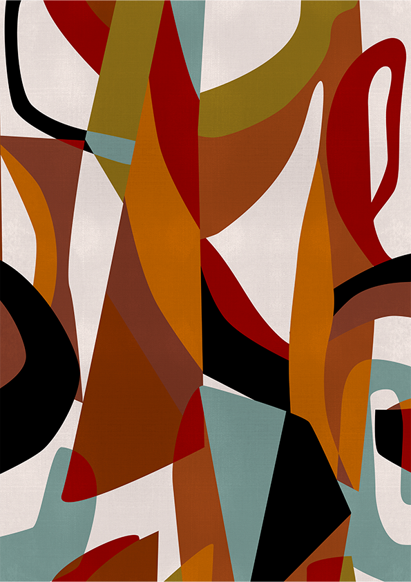 Quadro Moderno Abstrato por Mário Soares