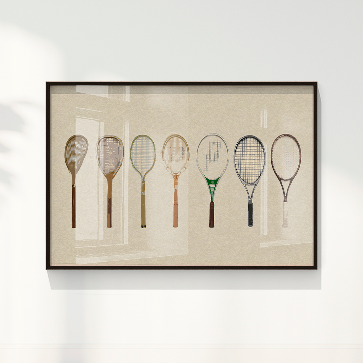 Quadro Raquetes de Tênis