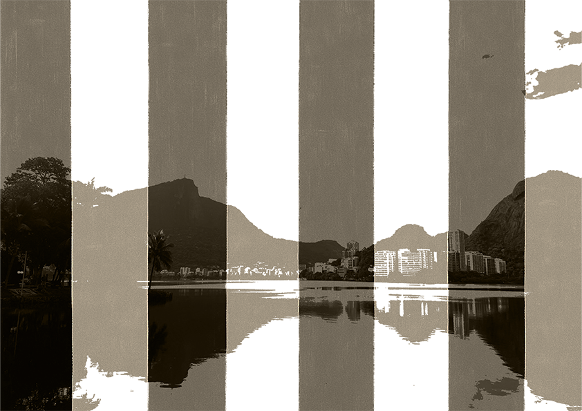 Quadro RIO - Entre Listras IV por Larissa Heitmann