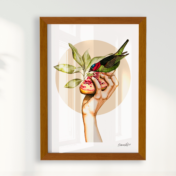 Quadro Romãs por Bruno Felipe