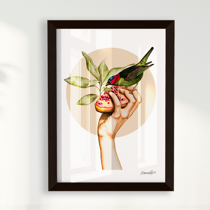Quadro Romãs por Bruno Felipe