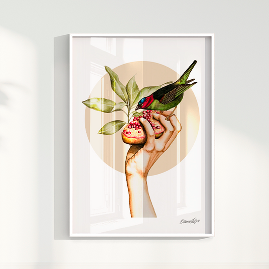 Quadro Romãs por Bruno Felipe