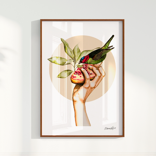 Quadro Romãs por Bruno Felipe