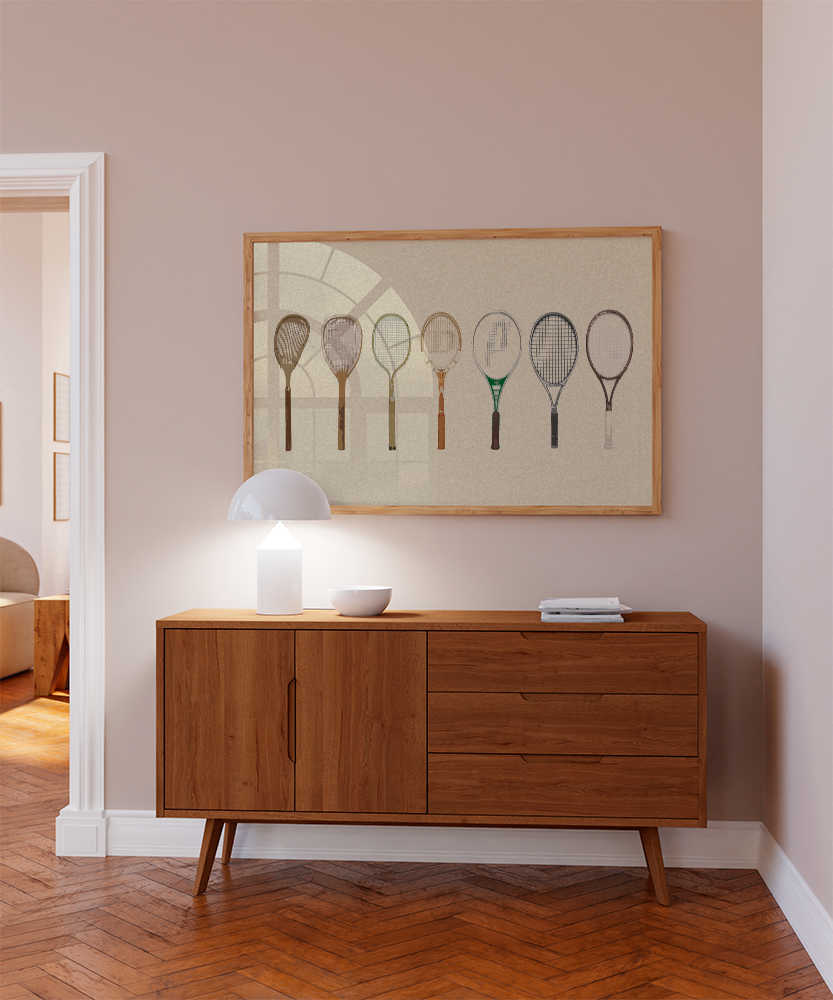 Quadro Raquetes de Tênis
